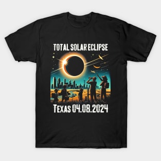 2024 Solar Eclipse Texas USA Totality T-Shirt